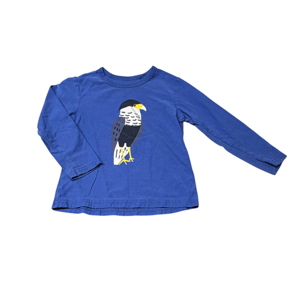 Tea | Blue Long Sleeve Falcon Shirt | 18-24 months