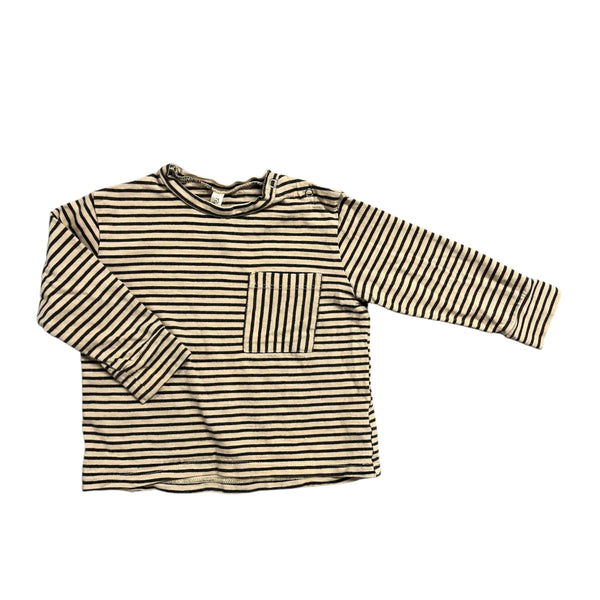 Rylee + Cru | Striped Shirt | 6-12m