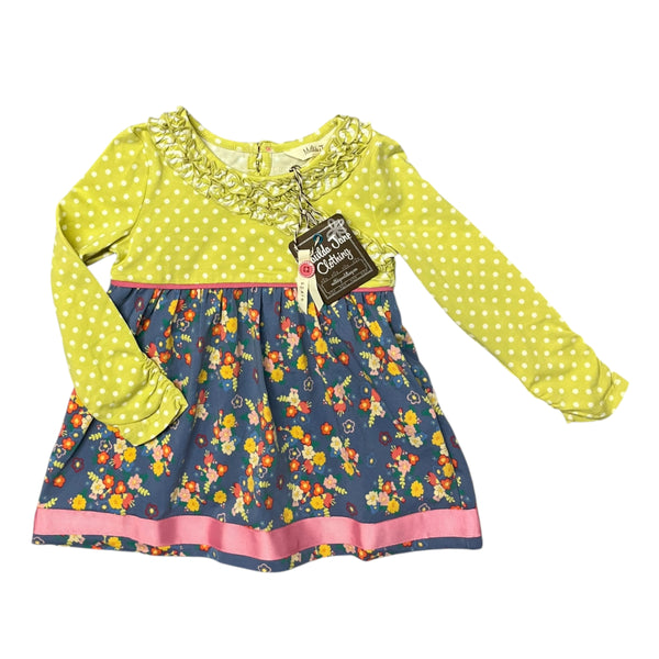 Matilda Jane | Mixed Print Dress | 18-24m | NEW