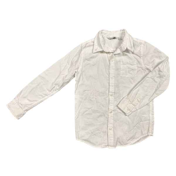 Janie and Jack | White Button Up | 8