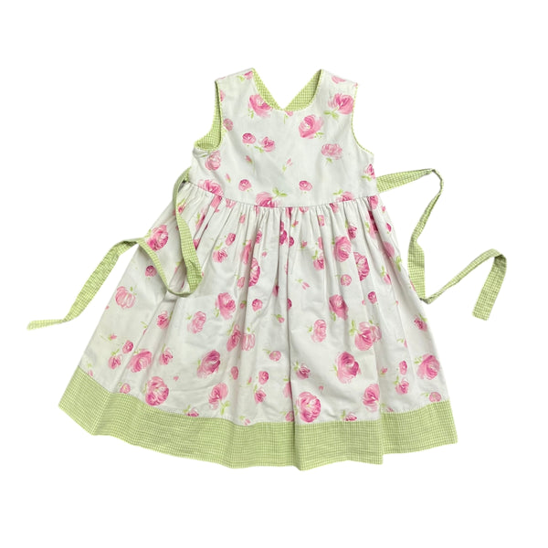 Plum Pudding Ltd | Gingham & Floral Dress | 3t
