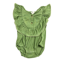 Kate Quinn | Bamboo Ruffle Onesie | 3-6m