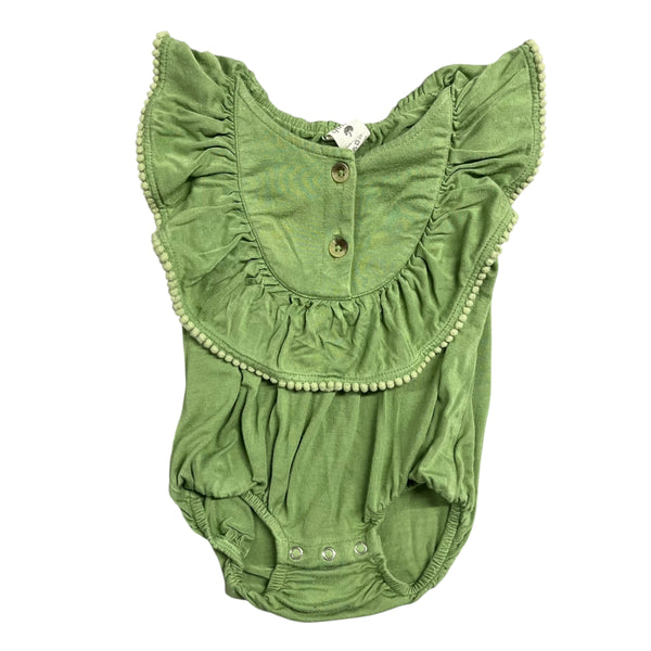 Kate Quinn | Bamboo Ruffle Onesie | 3-6m