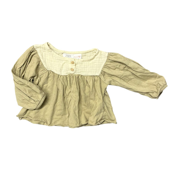 Zara | Gauze Shirt | 6-9m