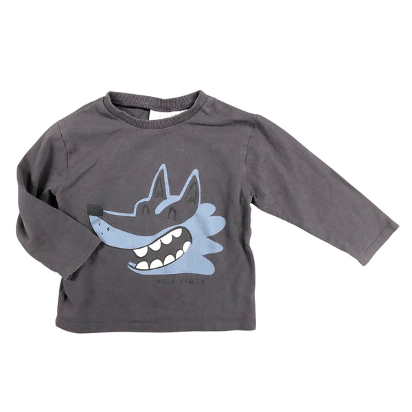 Zara | Wolf Tee | 18-24m