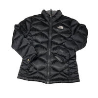North Face | Black Down Puffer Coat | 10-12