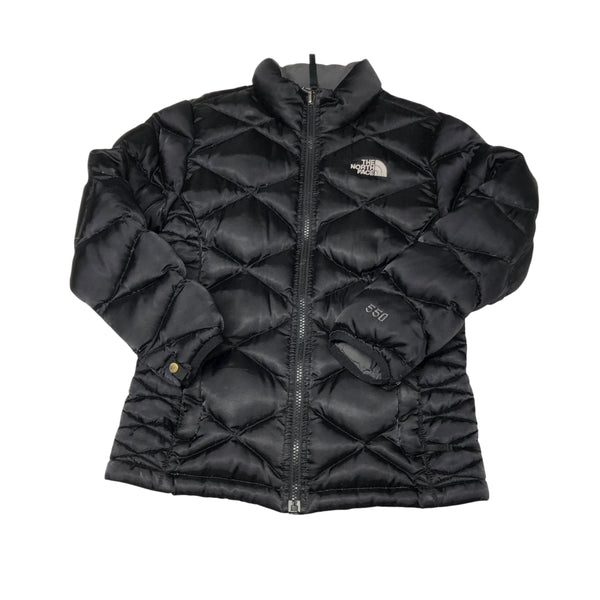 North Face | Black Down Puffer Coat | 10-12