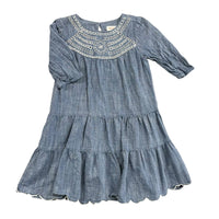 Cat & Jack | Chambray Eyelet Dress | 5t