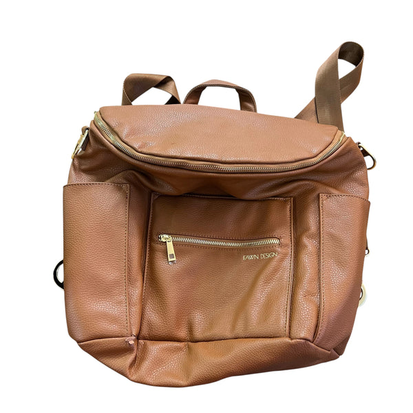 Fawn Design | Leather Diaper Bag | Large