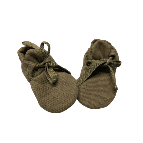 Kate Quinn | Green Booties | 3-6m