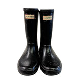 Hunter | Black Sparkle Boots | 11 Child | Play Condition