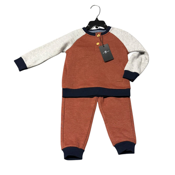 7 For All Mankind | Color Block Matching Set NWT | 18M