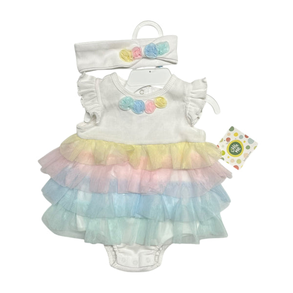 Little Me | Tiered Tulle Set | 6m | NEW