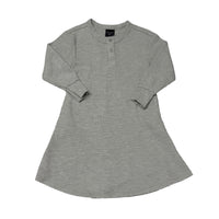 Little Bipsy | Grey Waffle Knit Dress | 2-3