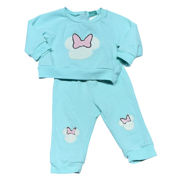 Disney | Blue Mini Mouse Matching Sweatset | 6-9m