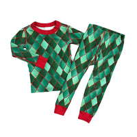 Hanna Andersson | Red & Green Pajamas | 3t