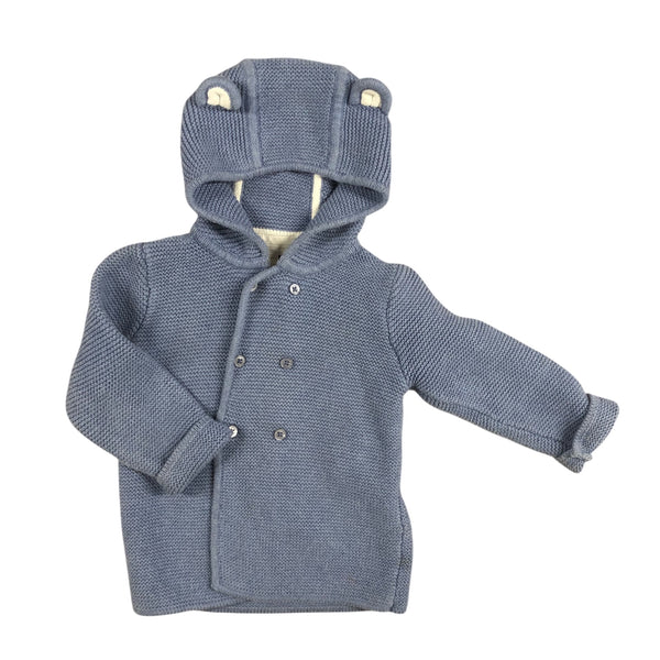 Little White Company | Cardigan Hoodie | 18-24m