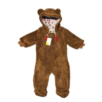Boden | Bear Bunting Suit | 3-6m | NEW