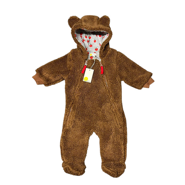 Boden | Bear Bunting Suit | 3-6m | NEW