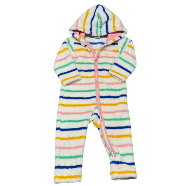 Hanna Anderson | Striped Fleece One Piece | 2