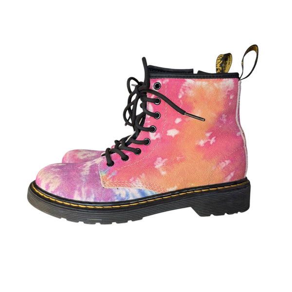 Dr. Martens | Tie Dye Suede Boots | 3 Youth | Like NEW