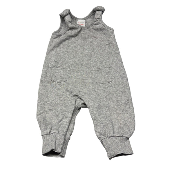 Hanna Andersson | Gray Terry Overalls | 6-12m