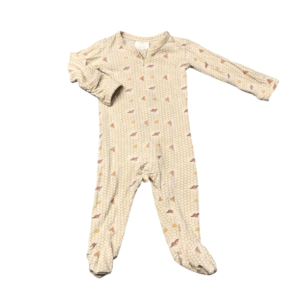 Kate Quinn | Bee Footie Pajamas | 0-3 m
