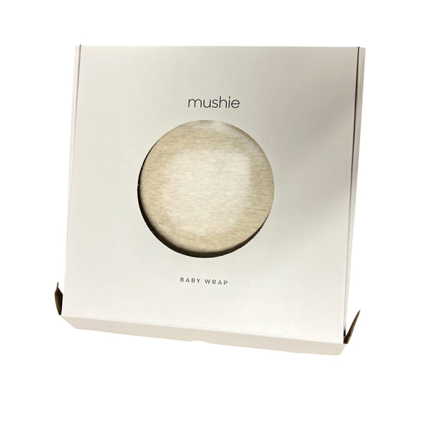 Mushie | Heather Gray Wrap | New in Box