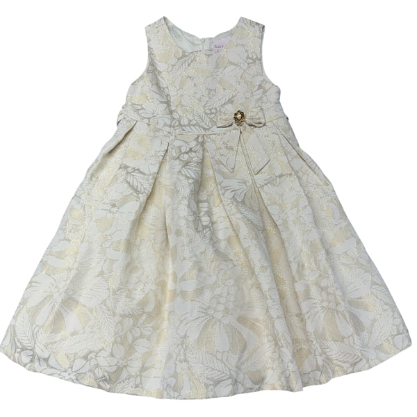 Sweet Heart Rose | Cream Floral Party Dress | 6