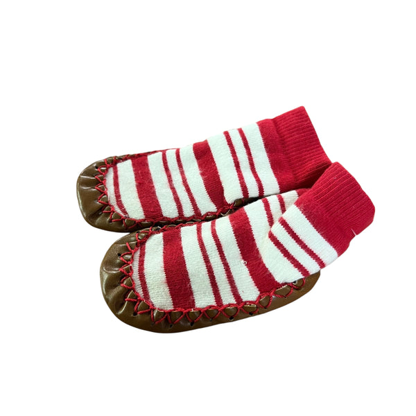 Hanna Andersson | Striped Slipper Socks | 2-4 Infant
