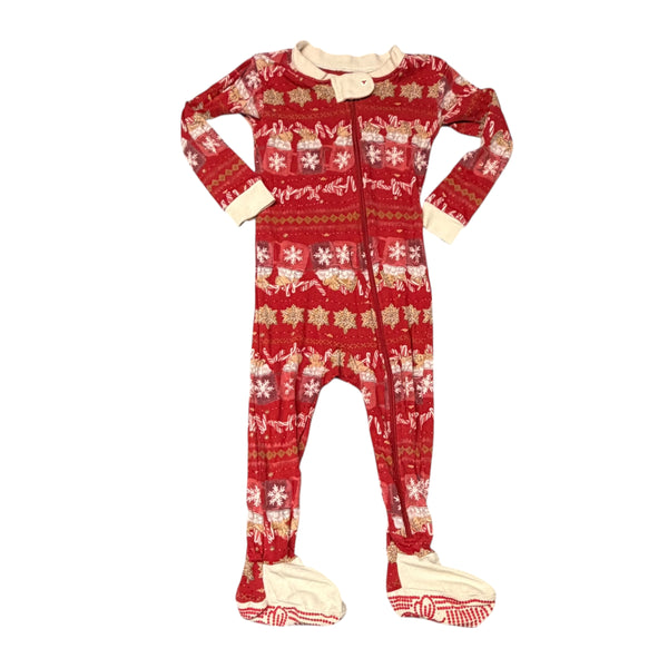 Burt's Bees | Red Hot Chocolate Footie Pajamas | 12M
