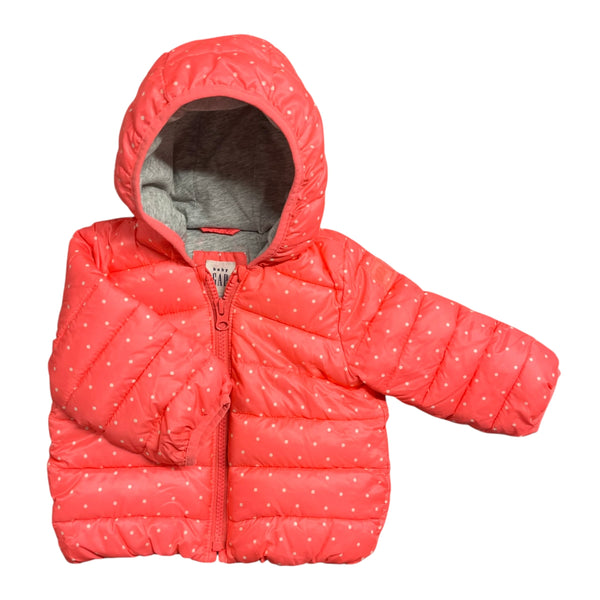 Gap | Polkadot Puffy Coat | 6-12m