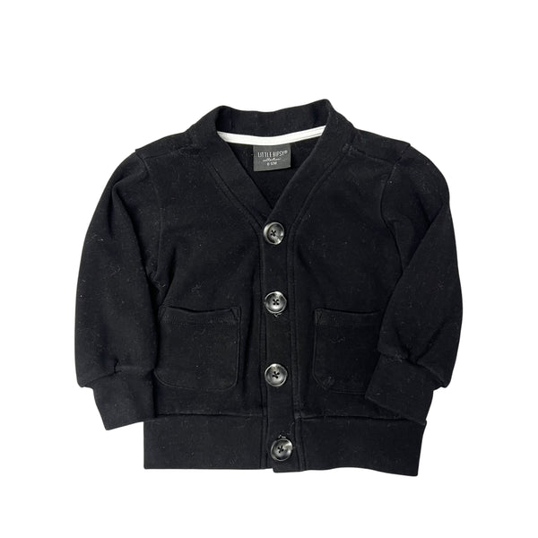 Little Bipsy | Black Cardigan | 6-12m