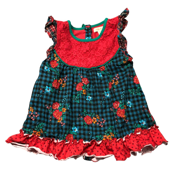 Matilda Jane | Plaid and Floral Tunic | 6