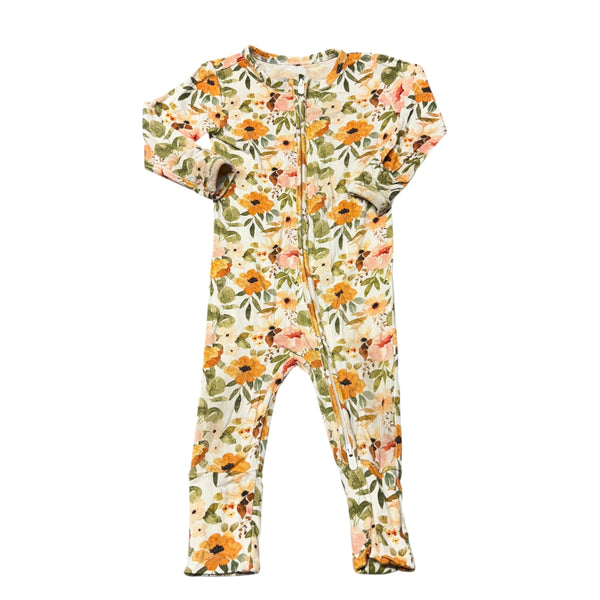 Duray Baby | Floral Zip-up Playsuit | 6-9m