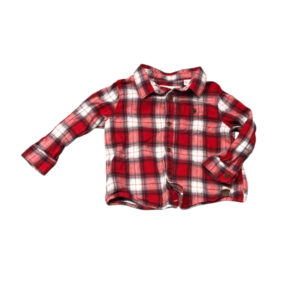 Zara | Red Flannel | 9/12m