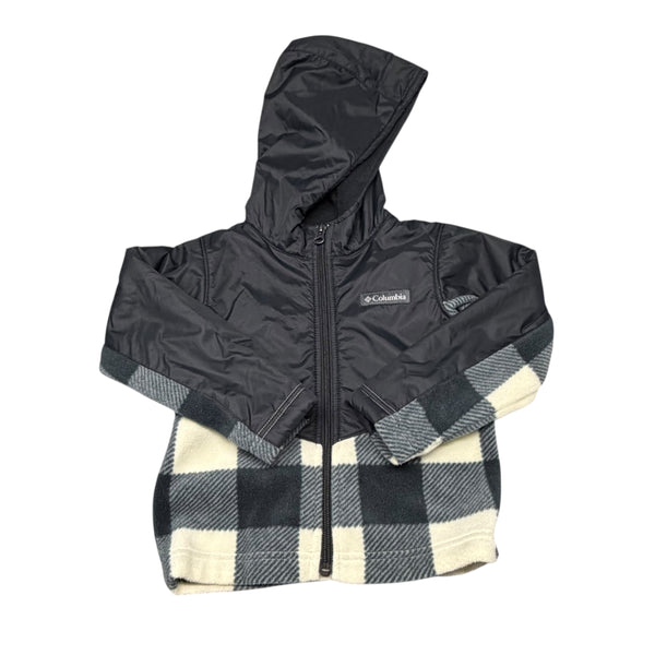 Columbia | Black & Cream Fleece Jacket | 4T