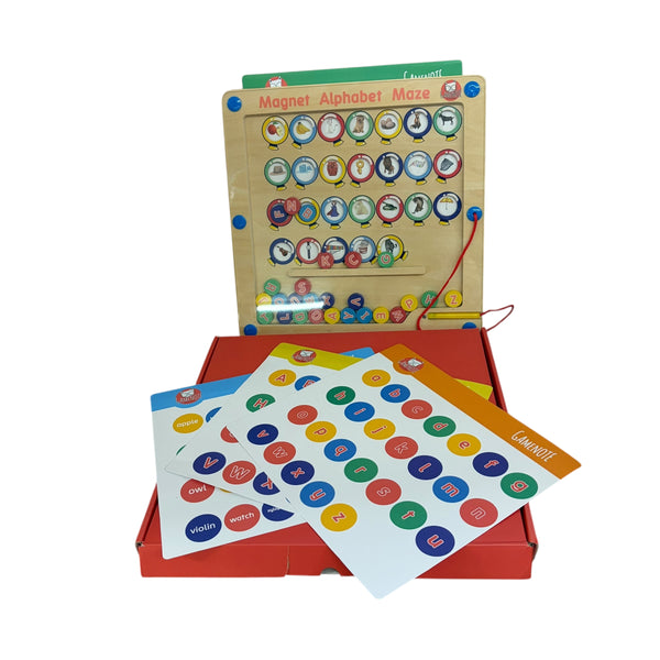 Magnetic Alphabet Maze