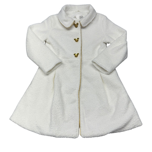Disney | White Mickey Dress Coat | 4t