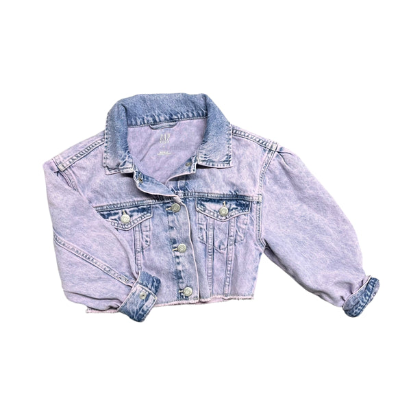 Gap | Purple Acid Wash Jean Jacket | 6-7