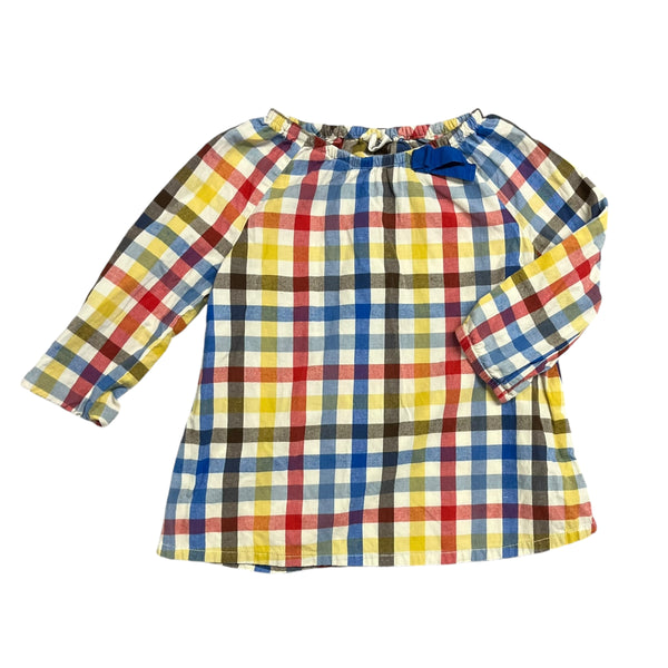 Boden | Plaid Tunic Top | 5t-6