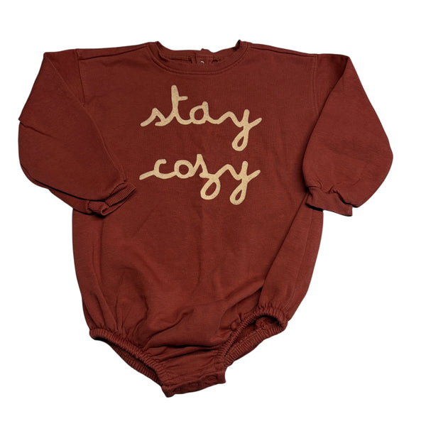 Grayson Collective | Stay Cozy Bubble Sweatshirt Onesie | 24m