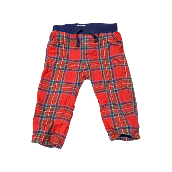 Boden | Red Plaid Pants | 12-18M