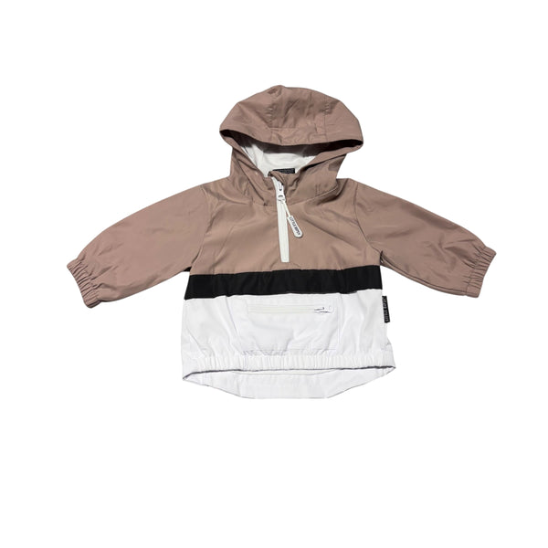 Little Bipsy | Colorblock Quarter Zip windbreaker| 0-3M