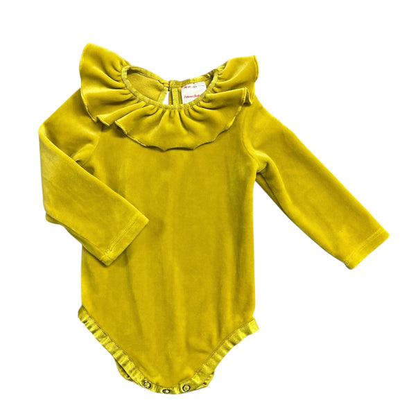 Hanna Anderson | Velvet Onesie | 6-12m