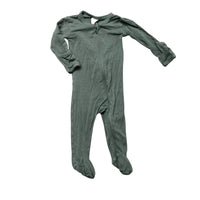 Kate Quinn | Green Footy Pajamas | 0-3m