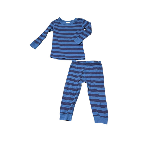 Hanna Andersson | Blue Striped Pajamas | 2T