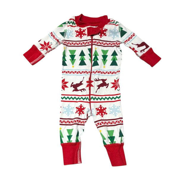 Hanna Andersson | Holiday Playsuit | 0-6 mos