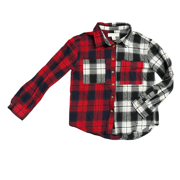 Treasure & Bond | Flannel Shirt | 8-10