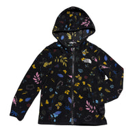 North Face | Black Patterned Fleece Hoody | 2T